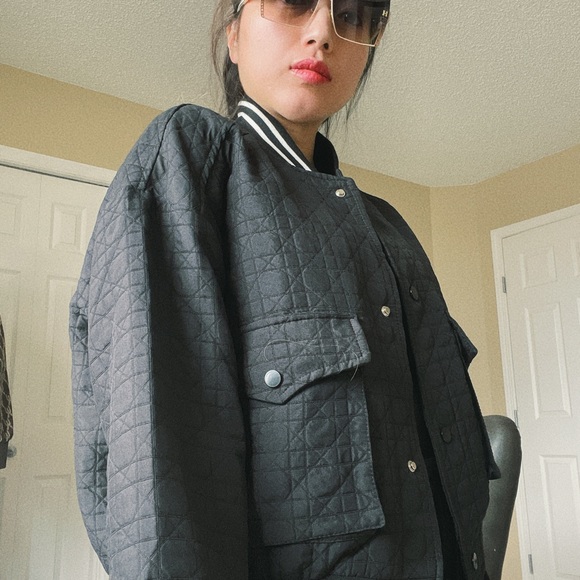 Black bomber jacket - Picture 7 of 8